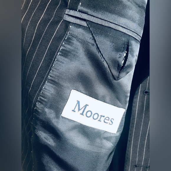 Vintage Claiborne Moores Blazer Extra Fine Wool 38R - Picture 7 of 13